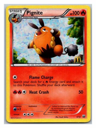 Pignite 4/12 McDonalds PROMO (Exc Condition)