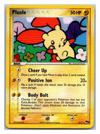 Plusle 5/17 Pop Series 3 PROMO (Holo) (Exc Condition)