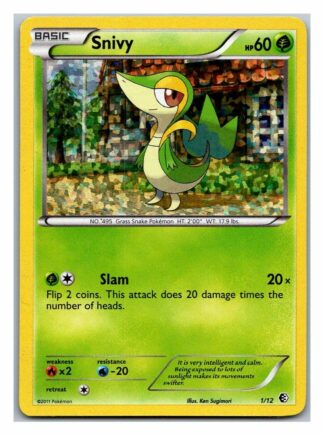 Snivy 1/12 McDonalds PROMO (Holo) (Exc Condition)