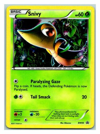 Snivy BW06 Promo (Holo) (Exc Condition)