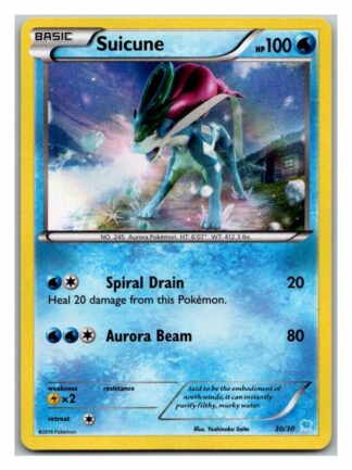 Suicune 30/30 Trainer Kit Promo (Holo) (Exc Condition)