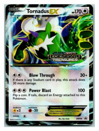 Tornadus EX BW96 Legendary Treasures Pre-Release Promo (Ultra Rare) (LP Condition)