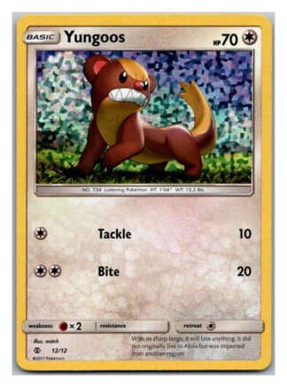 Yungoos 12/12 McDonalds Promo (Confetti Holo) (Exc Condition)