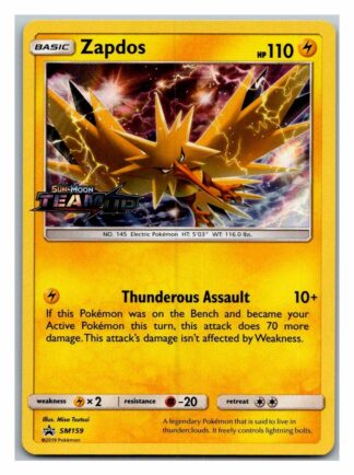 Zapdos SM159 Promo (Holo) (Exc Condition)
