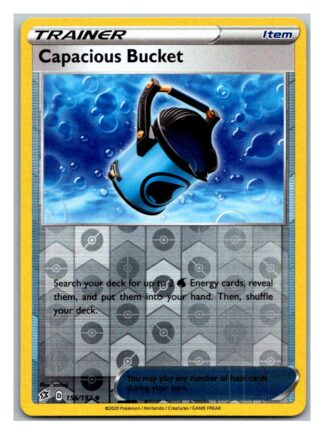 Capacious Bucket 156/192 Rebel Clash (Reverse Holo) (Exc Condition)