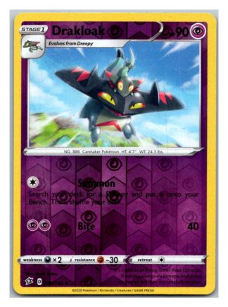 Drakloak 90/192 Rebel Clash (Reverse Holo) (Exc Condition)