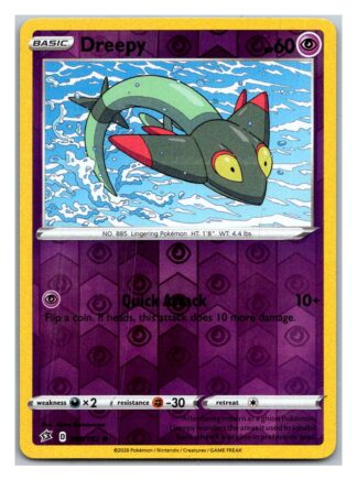 Dreepy 89/192 Rebel Clash (Reverse Holo) (Exc Condition)