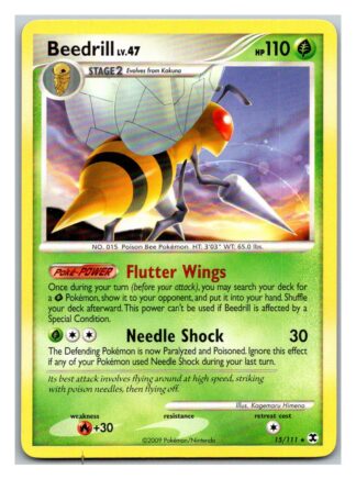 Beedrill 15/111 Rising Rivals (Rare) (Exc Condition)