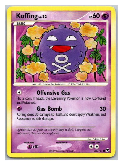 Koffing 68/111 Rising Rivals (Common) (LP Condition)