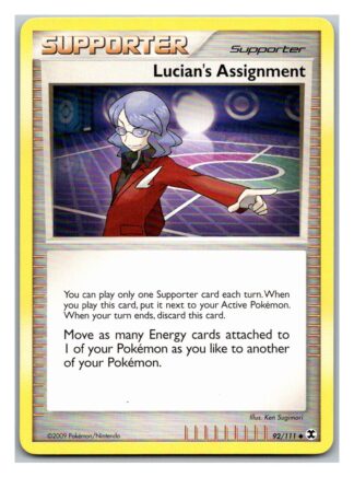 Lucian's Assignment 92/111 Rising Rivals (Uncommon) (Exc Condition)