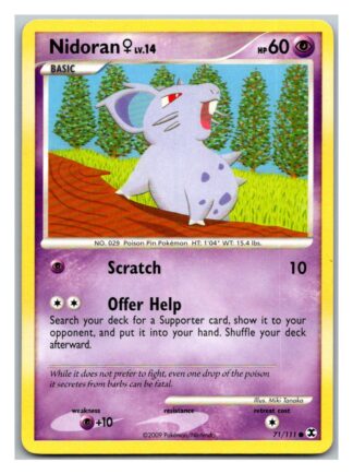 Nidoran 71/111 Rising Rivals (Common) (P Condition)