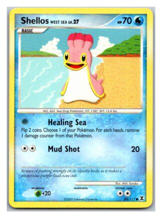 Shellos West Sea 80/111 Rising Rivals (Common) (P Condition)