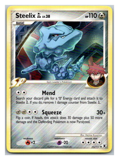 Steelix GL 51/111 Rising Rivals (Uncommon) (LP Condition)