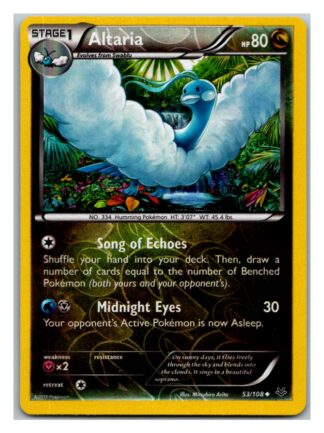 Altaria 53/108 Roaring Skies (Reverse Holo) (Exc Condition)