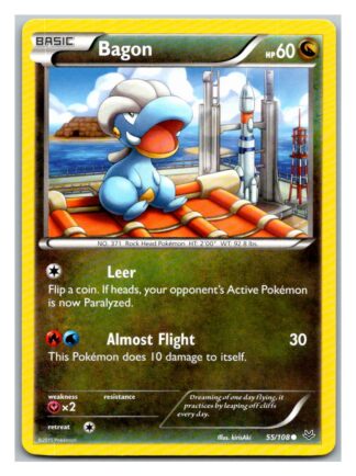 Bagon 55/108 Roaring Skies (Reverse Holo) (Exc Condition)