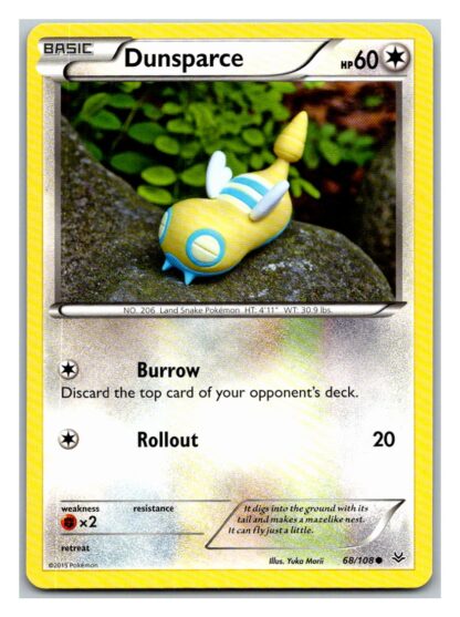 Dunsparce 68/108 Roaring Skies (Common) (LP Condition)