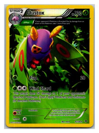 Dustox 8/108 Roaring Skies (Reverse Holo) (Exc Condition)