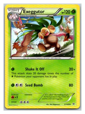 Exeggutor 2/108 Roaring Skies (Common) (Exc Condition)