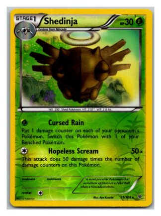Shedinja 11/108 Roaring Skies (Reverse Holo) (Exc Condition)