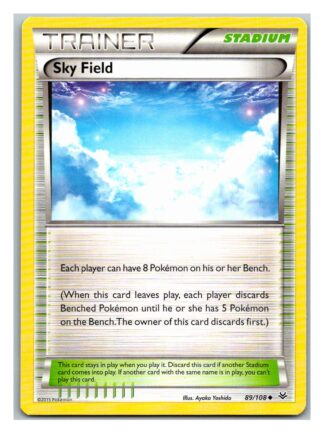 Sky Field 89/108 Roaring Skies (Uncommon) (Exc Condition)