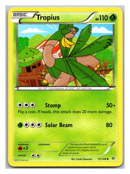 Tropius 12/108 Roaring Skies (Uncommon) (LP Condition)