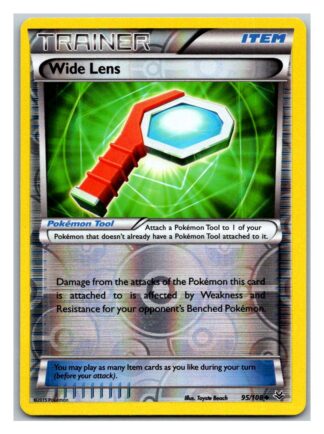 Wide Lens 95/108 Roaring Skies (Reverse Holo) (Exc Condition)