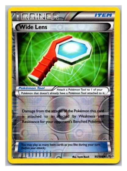 Wide Lens 95/108 Roaring Skies (Reverse Holo) (Exc Condition)
