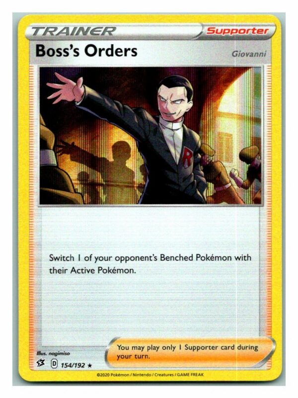 Boss's Orders 154/192 Rebel Clash (Holo) (Exc Condition)