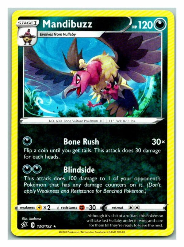 Mandibuzz 120/192 Rebel Clash (Rare) (Exc Condition)