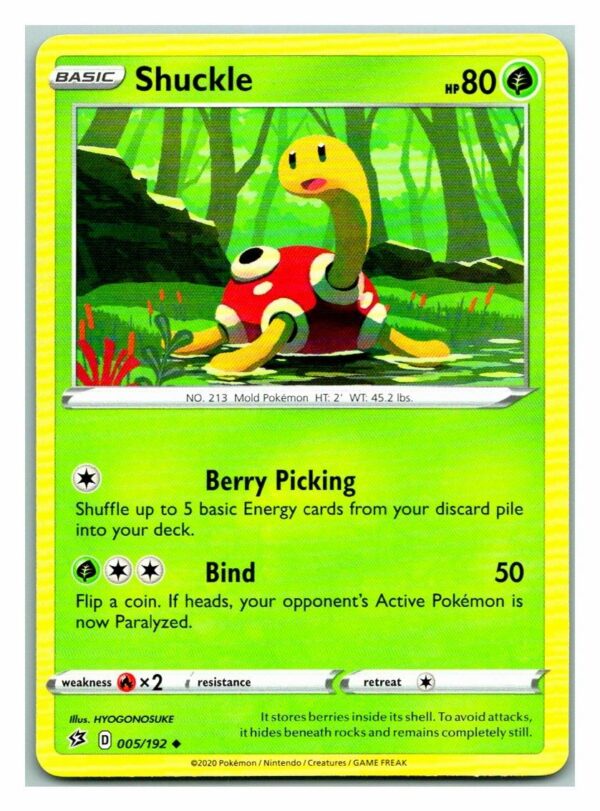 Shuckle 5/192 Rebel Clash (Uncommon) (Exc Condition)