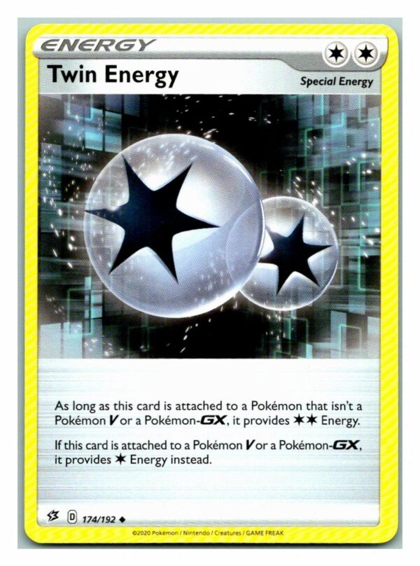 Twin Energy 174/192 Rebel Clash (Uncommon) (Exc Condition)