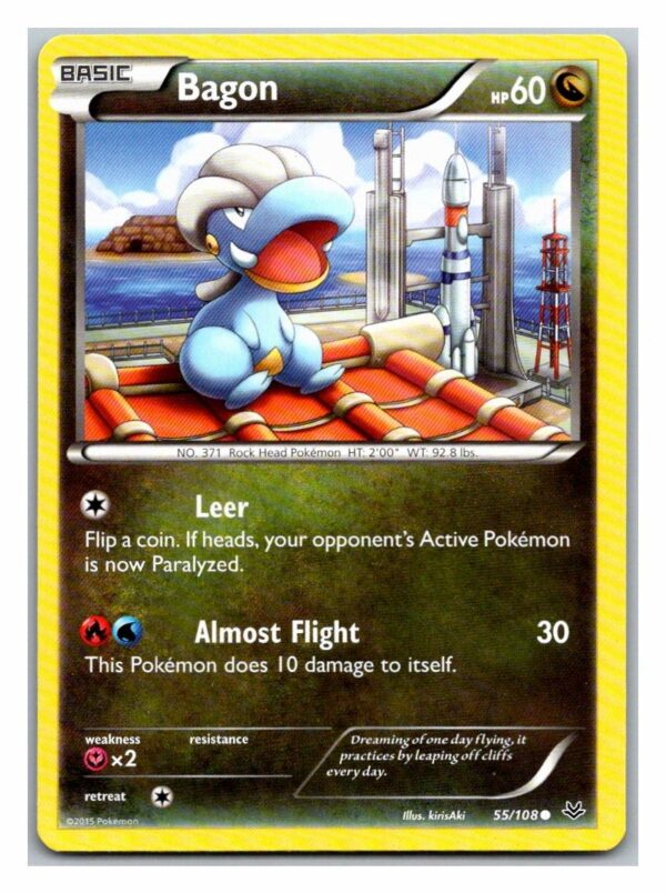 Bagon 55/108 Roaring Skies (Common) (Exc Condition)