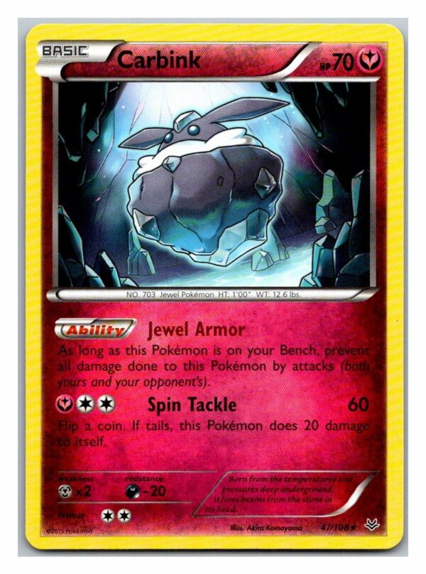 Carbink 47/108 Roaring Skies (Rare) (Exc Condition)