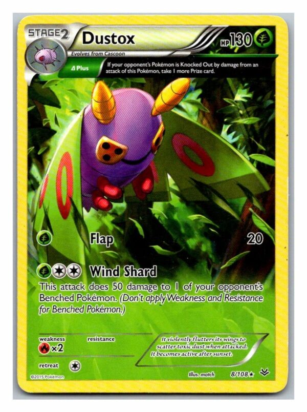 Dustox 8/108 Roaring Skies (Rare) (Exc Condition)
