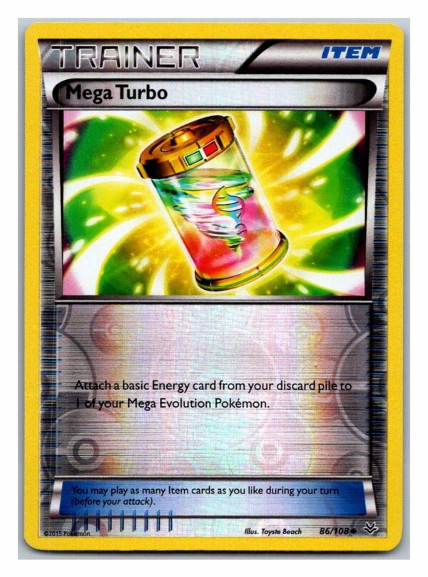 Mega Turbo 86/108 Roaring Skies (Reverse Holo) (Exc Condition)