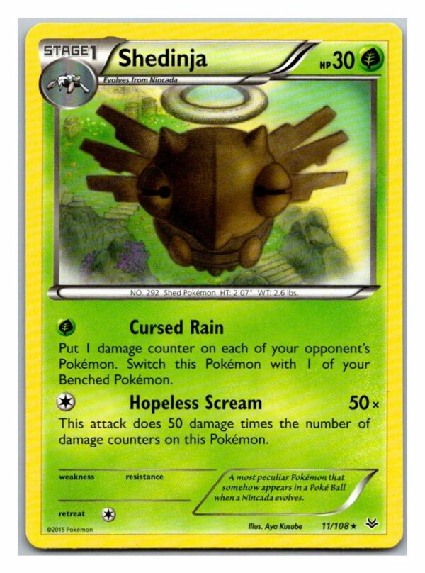 Shedinja 11/108 Roaring Skies (Rare) (LP Condition)