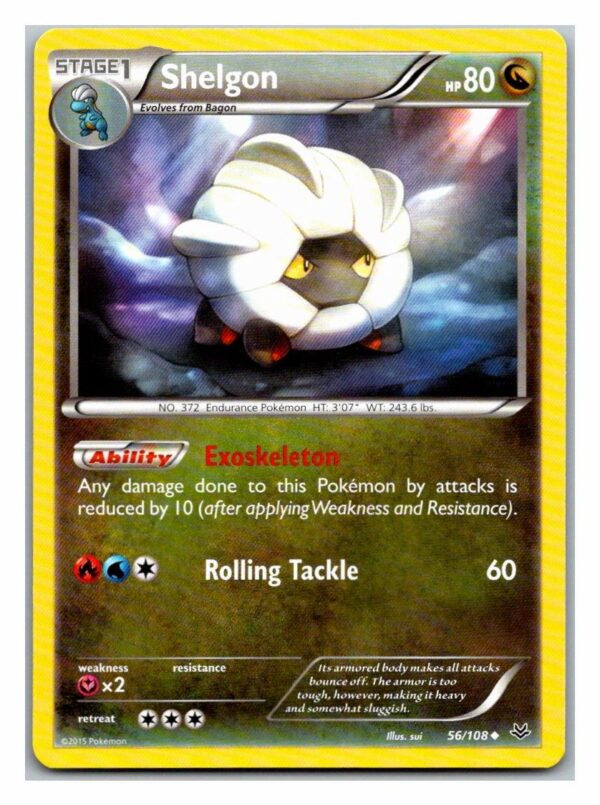 Shelgon 56/108 Roaring Skies (Uncommon) (Exc Condition)