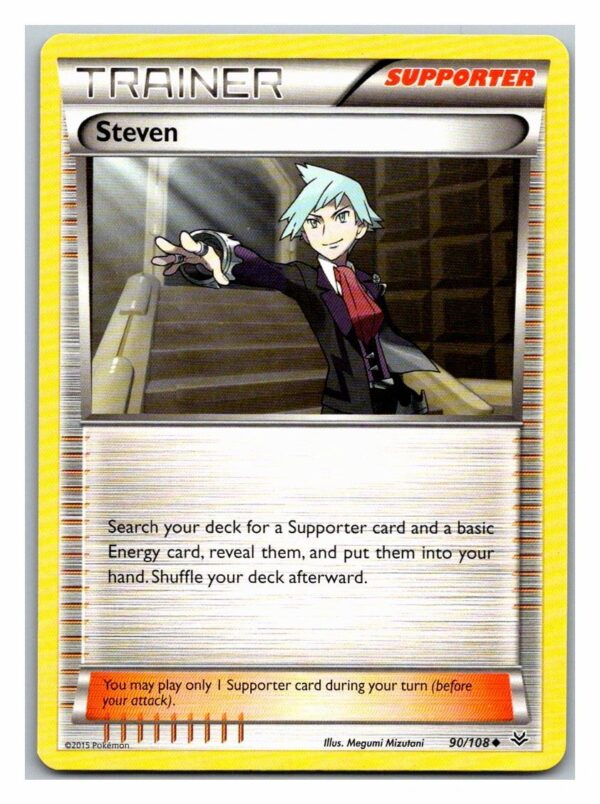 Steven 90/108 Roaring Skies (Uncommon) (Exc Condition)