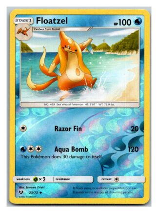 Floatzel 23/73 Shining Legends (Reverse Holo) (Exc Condition)