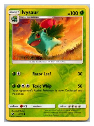 Ivysaur 2/73 Shining Legends (Reverse Holo) (Exc Condition)
