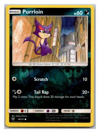 Purrloin 48/73 Shining Legends (Reverse Holo) (Exc Condition)