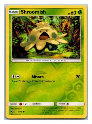 Shroomish 4/73 Shining Legends (Reverse Holo) (Exc Condition)
