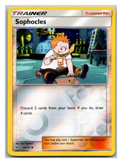 Sophocles 65/73 Shining Legends (Reverse Holo) (Exc Condition)