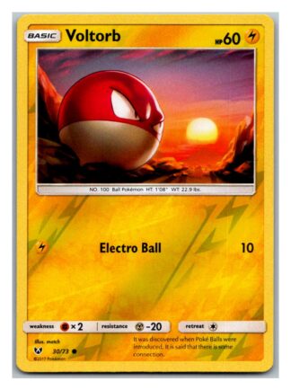 Voltorb 30/73 Shining Legends (Reverse Holo) (Exc Condition)