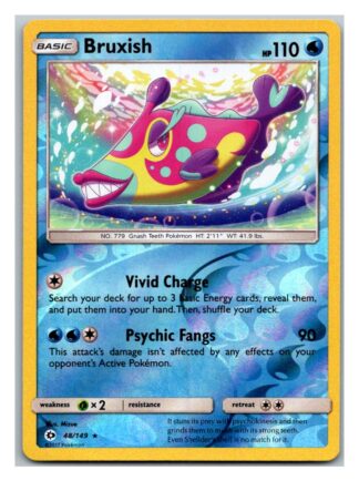Bruxish 48/149 Sun & Moon (Reverse Holo) (Exc Condition)