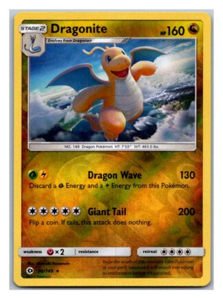 Dragonite 96/149 Sun & Moon (Reverse Holo) (Exc Condition)