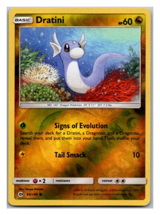 Dratini 94/149 Sun & Moon (Reverse Holo) (Exc Condition)