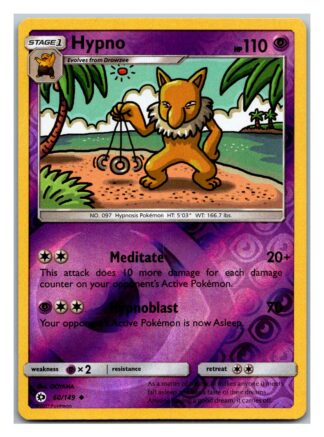 Hypno 60/149 Sun & Moon (Reverse Holo) (Exc Condition)