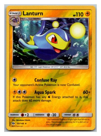 Lanturn 50/149 Sun & Moon (Reverse Holo) (Exc Condition)