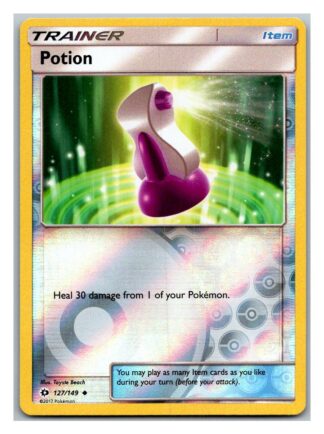 Potion 127/149 Sun & Moon (Reverse Holo) (Exc Condition)